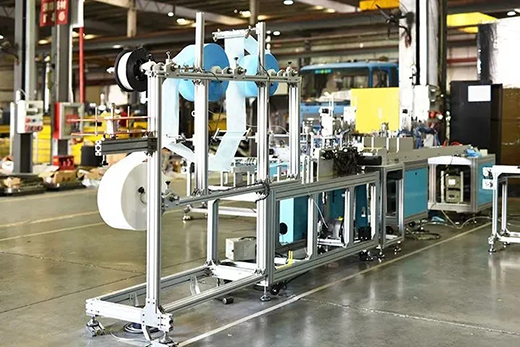 平博全自动一拖二平面口罩机