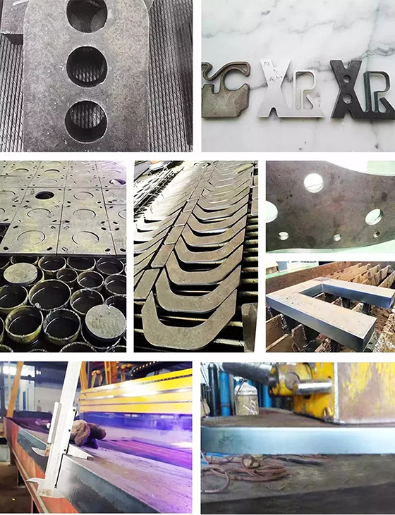 平博数控细腻等离子切割装备切割效果图