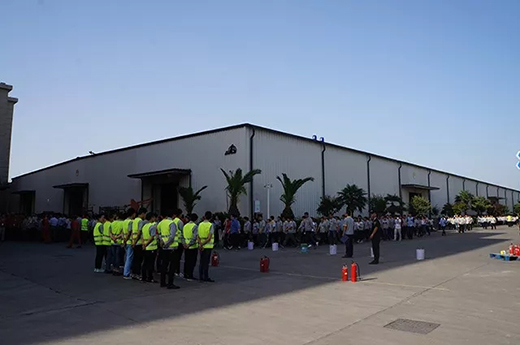 平博乐成举行2018年上半年消防疏散演习